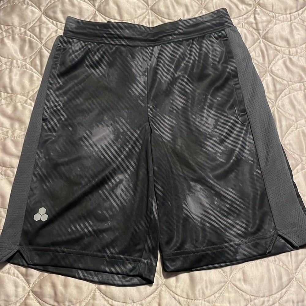 Black basketball shorts